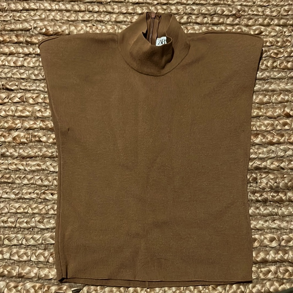 Zara brown top